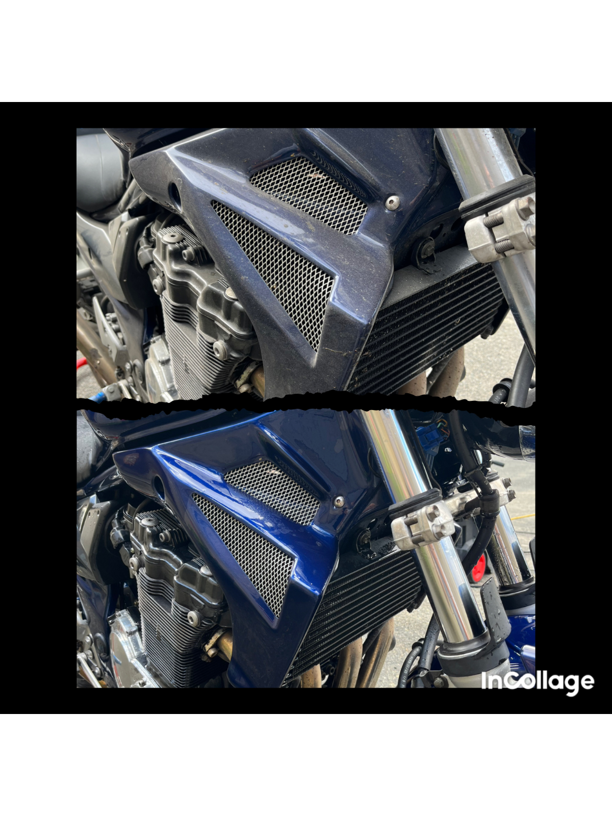 Comparaison Avant / Après pour un lavage extérieur